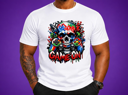 Game on t-shirt