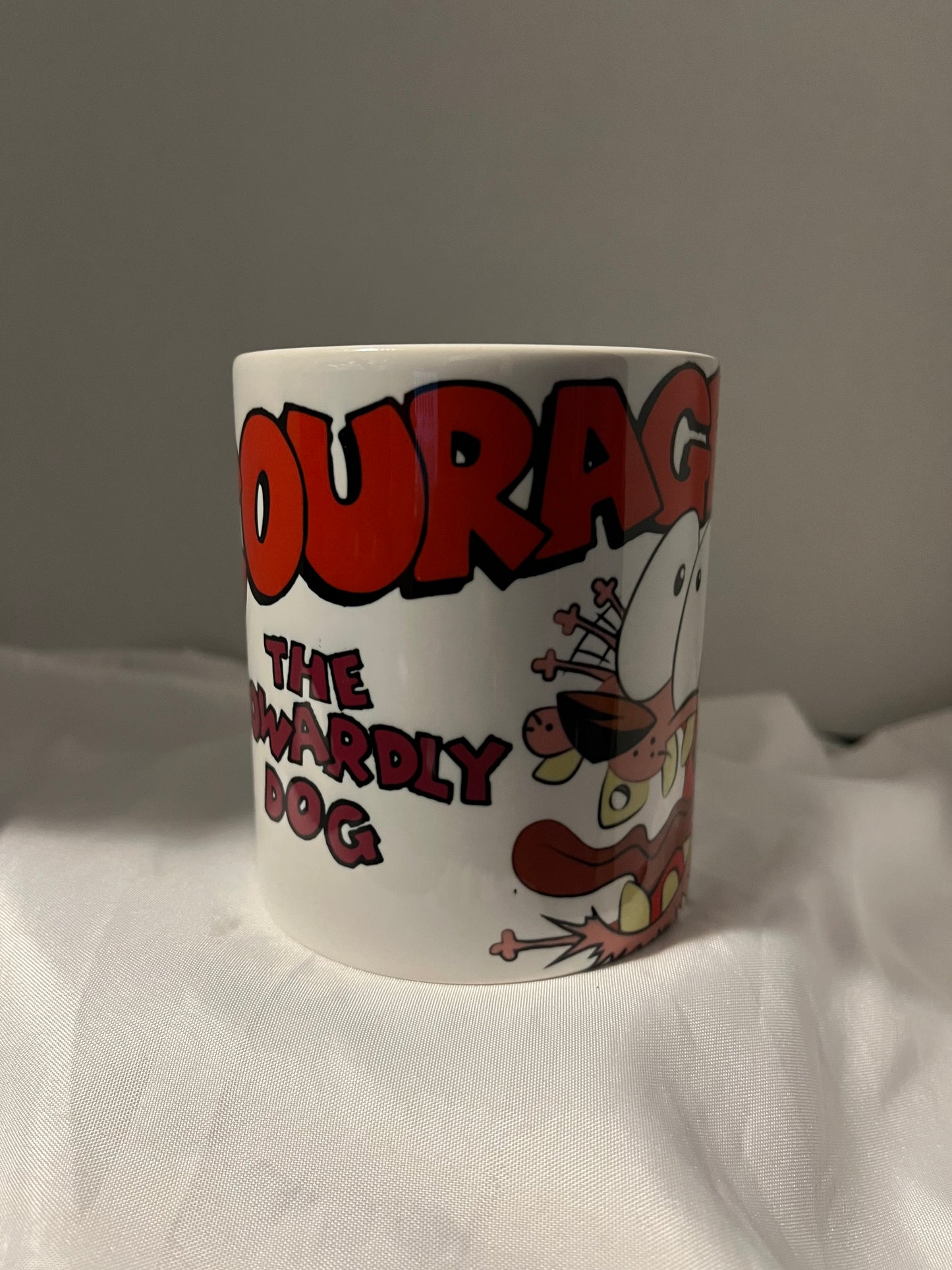 Courage the cowardly dog coffee mug