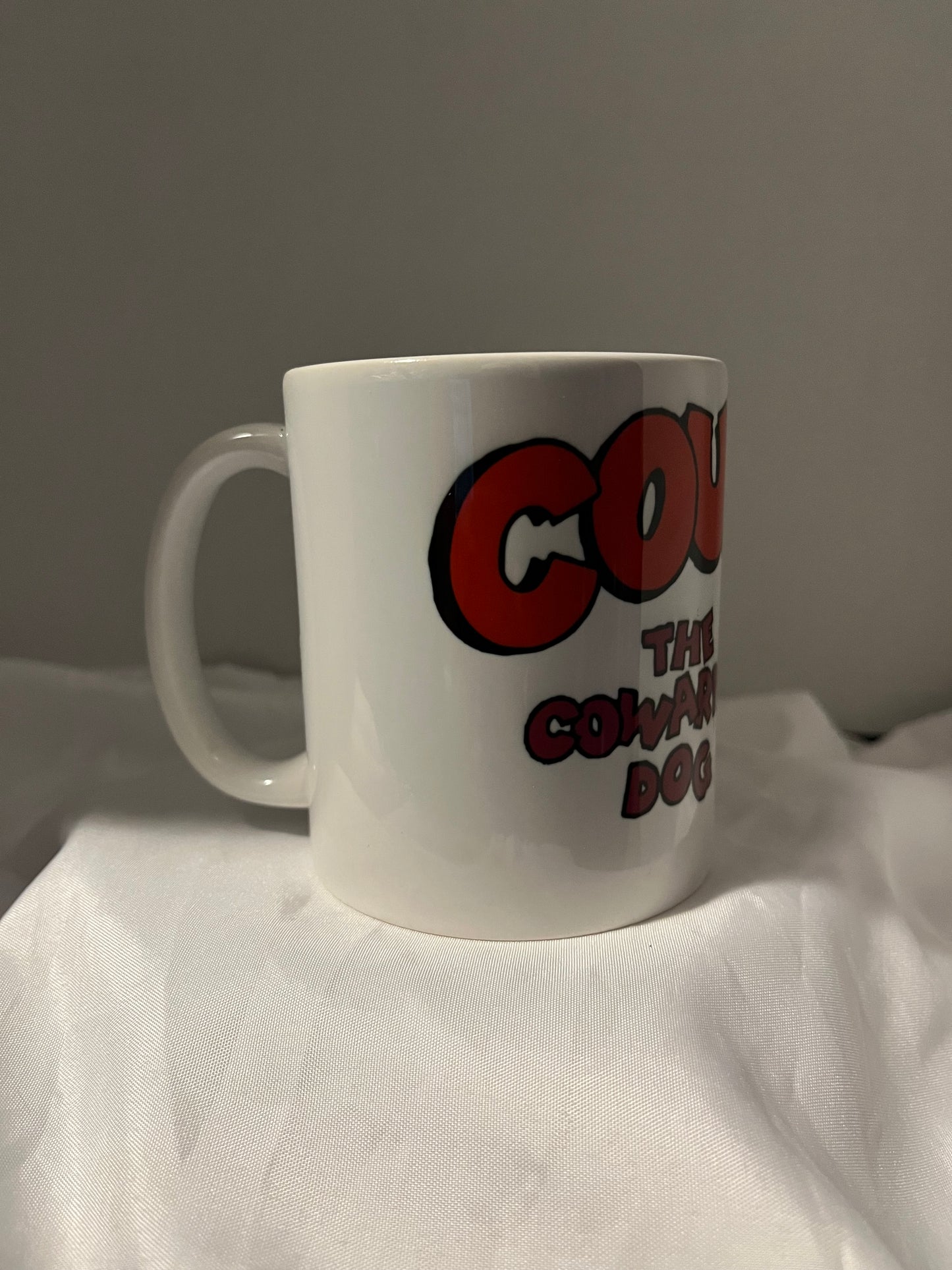 Courage the cowardly dog coffee mug