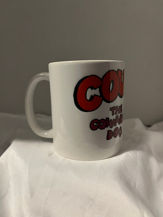Courage the cowardly dog coffee mug